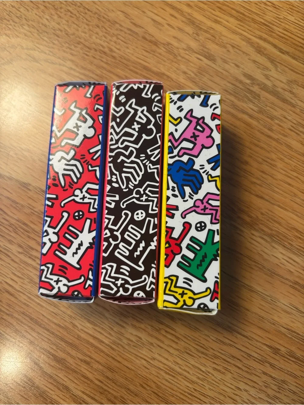 MAC Viva Glam Keith Haring Lipstick Set — Yellow, Red, Blue